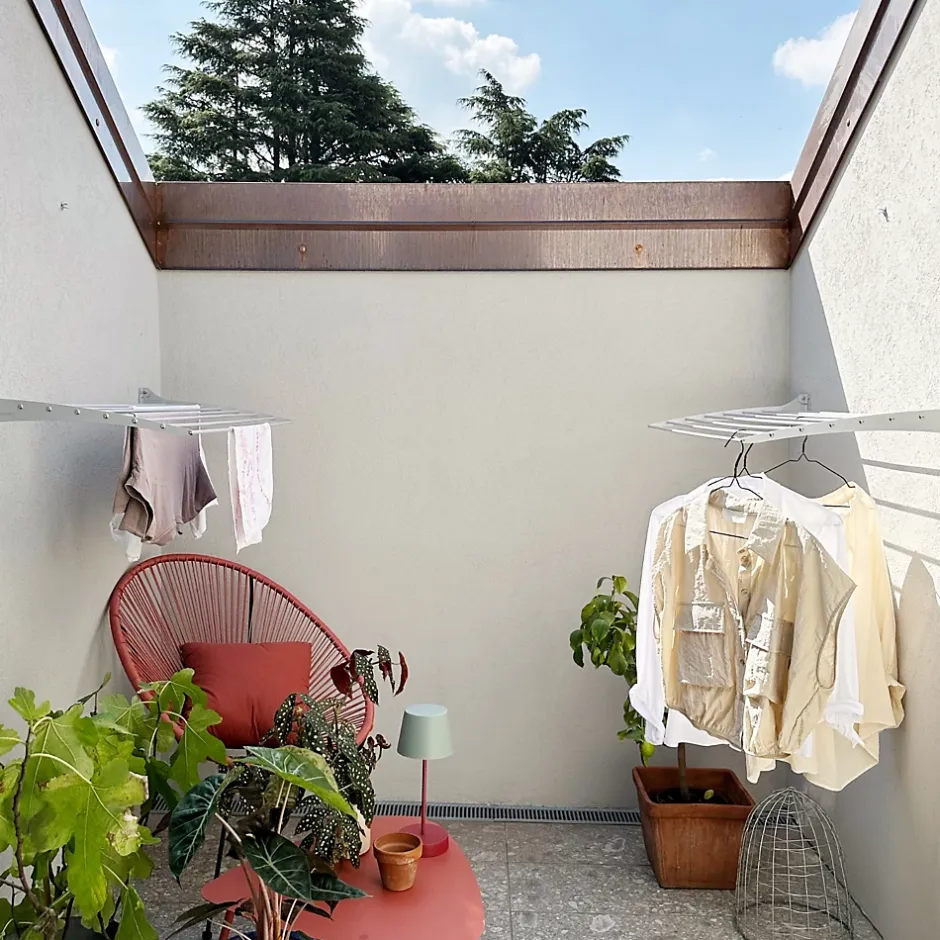 Foxydry Étendoir mural alu clic 60x50x10cm Fold 60
