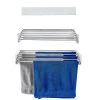 Foxydry Étendoir mural blanc alu 71x35x13cm rétractable Hide 70* Etendoir À Linge