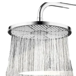 Deko Tete de Douche Pluie Anti Calcaire, 15CM Tete de Douche Haute Pression, Pommeau de Douche Fixe, Pommeau Carré Universelle