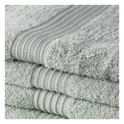 Todays Tools TODAY Essential - Lot de 10 serviettes de toilette 50x90 cm 100% Coton coloris céladon