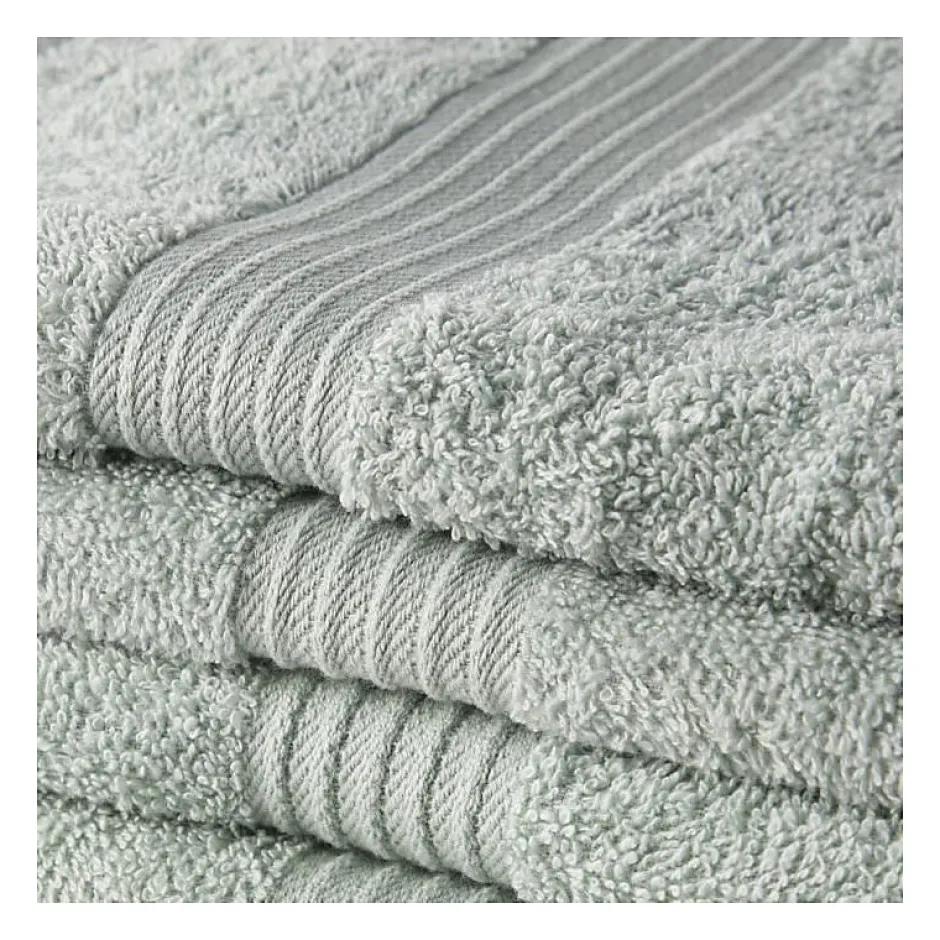 Todays Tools TODAY Essential - Lot de 10 serviettes de toilette 50x90 cm 100% Coton coloris céladon