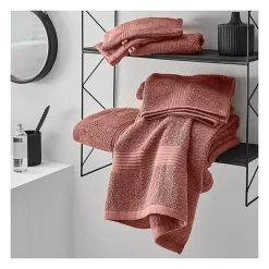 Todays Tools TODAY Essential - Maxi drap de bain 90x150 cm 100% Coton coloris terracotta* Serviette De Bain