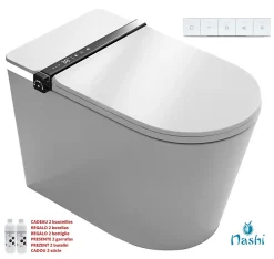 Nashi Toilette japonaise IANNA SORTIE HORIZONTALE, WC lavant automatique, haut de gamme