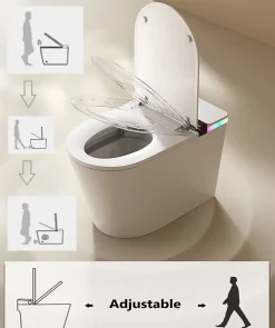 Nashi Toilette japonaise IANNA SORTIE HORIZONTALE, WC lavant automatique, haut de gamme