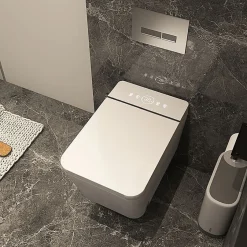 Nashi Toilette japonaise OVIAN SQUARE SORTIE VERTICALE, WC lavant automatique, design carré gamme supérieure
