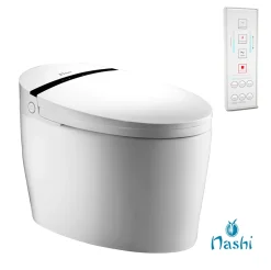 Nashi Toilette japonaise ALDARA NEW SORTIE DUALE, WC lavant automatique, injecteur acier inoxydable, canule séchage, gamme premium* Wc Japonais