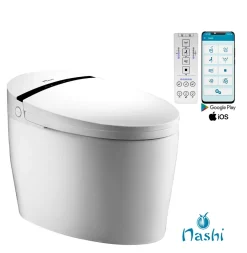 Nashi Toilette japonaise ALDARA IPLUS 5 SORTIE DUALE, WC lavant automatique, injecteur en titane, canule de séchage, gamme premium* Wc Japonais
