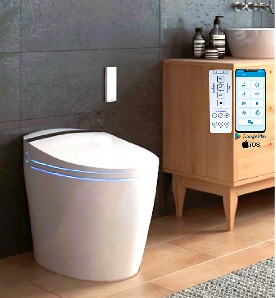 Nashi Toilette japonaise ALDARA IPLUS 5 SORTIE DUALE, WC lavant automatique, injecteur en titane, canule de séchage, gamme premium* Wc Japonais