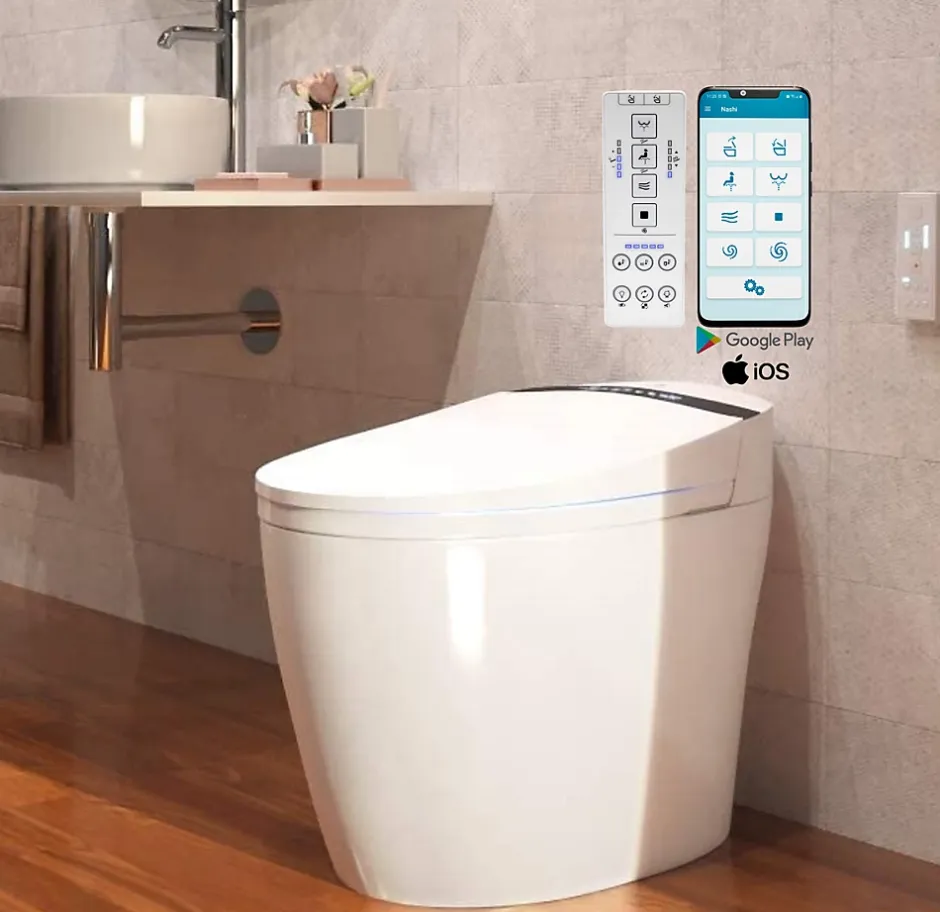 Nashi Toilette japonaise ALDARA IPLUS 5 SORTIE DUALE, WC lavant automatique, injecteur en titane, canule de séchage, gamme premium* Wc Japonais