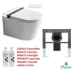 Nashi Toilette japonaise IANNA suspendue, WC lavant automatique, mural haut de gamme