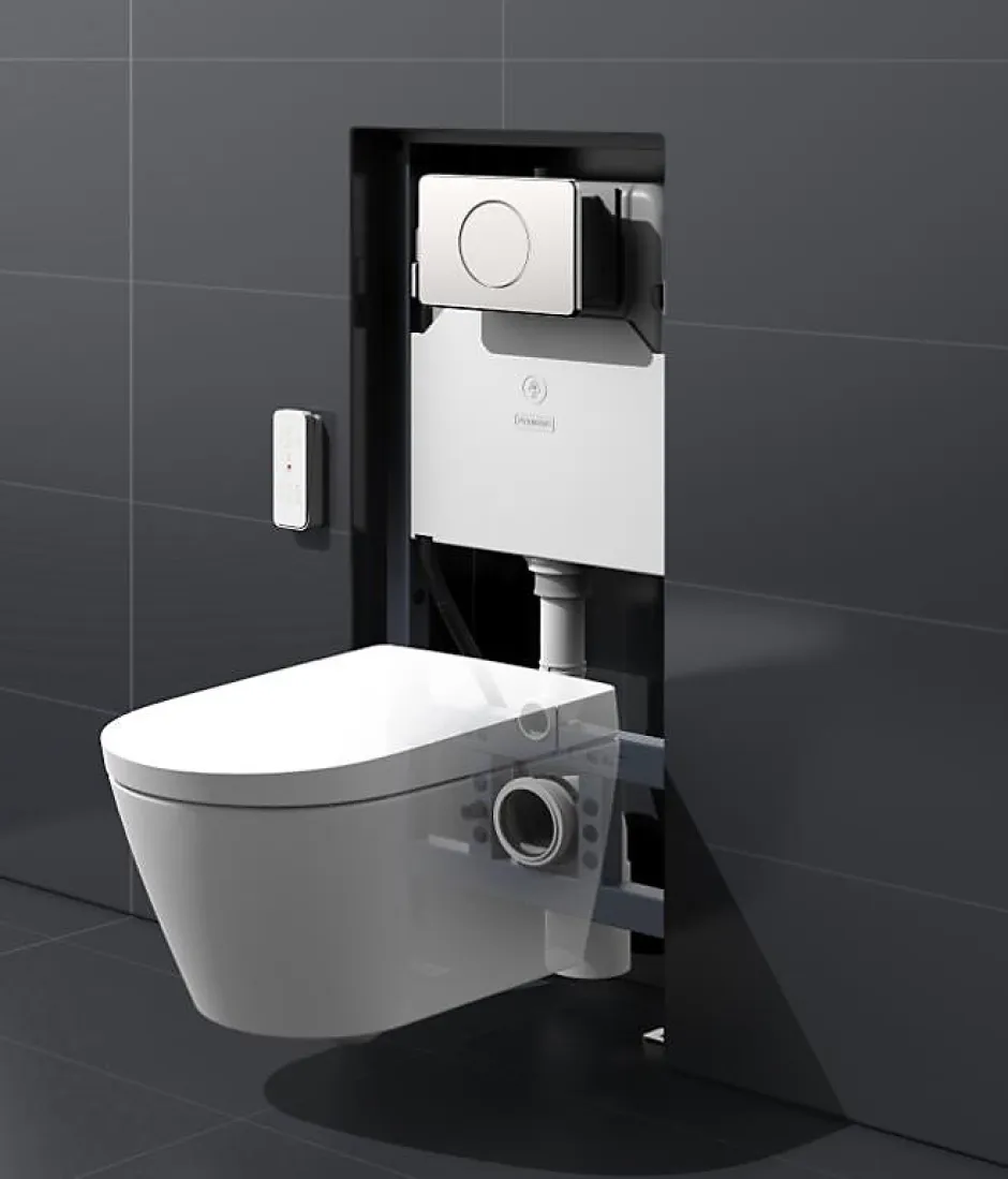 Nashi Toilette japonaise EOS PRO suspendue avec bâti-support, WC lavant automatique, gamme supérieure* Wc Japonais