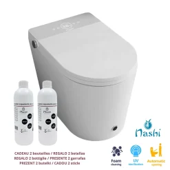 Nashi Toilette japonaise OVIAN SE SORTIE HORIZONTALE, WC lavant automatique, design compact gamme supérieure* Wc Japonais