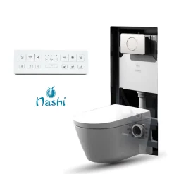 Nashi Toilette japonaise EOS suspendue, WC lavant automatique, gamme supérieure