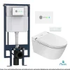 Nashi Toilette japonaise EOS suspendue avec bâti-support, WC lavant automatique, gamme supérieure* Wc Japonais