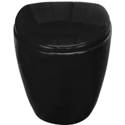 Autres Toilette suspendu de couleur noir Cuvette WC en céramique* Wc Suspendu