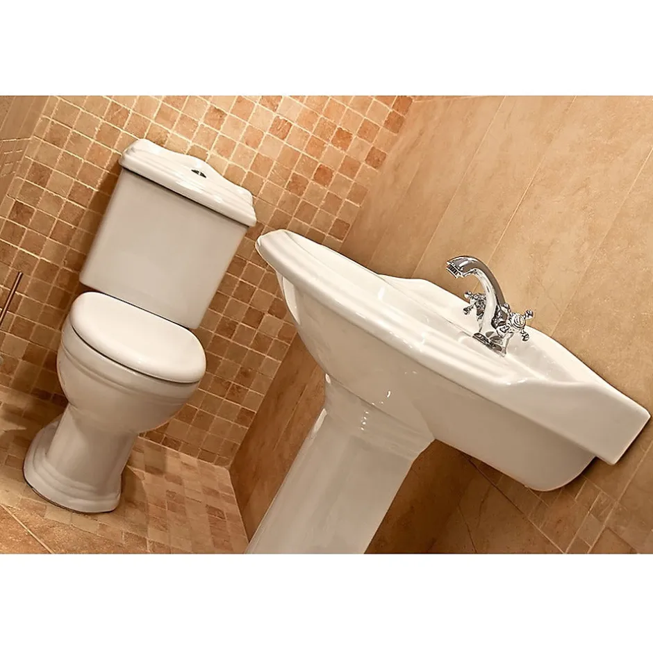 Kerra Toilette WC à poser retro ABERY en ceramique
