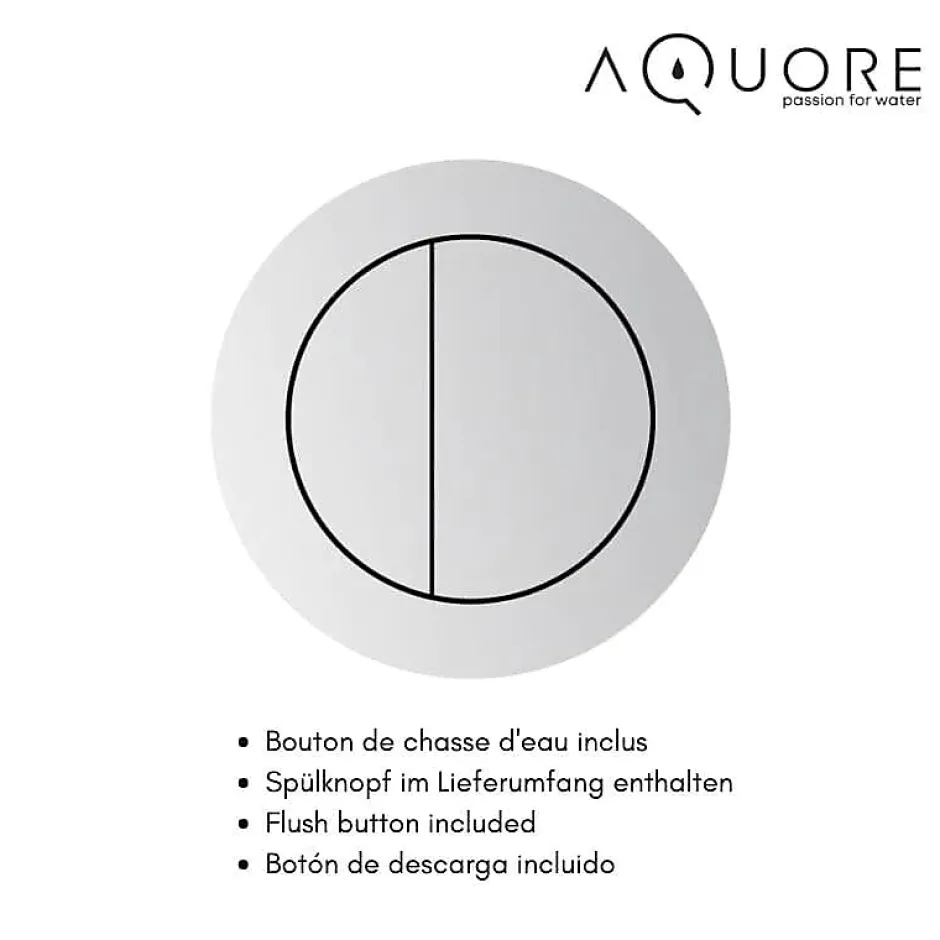 Aquore Toilette WC à poser TURIN en ceramique noir mat* Wc À Poser