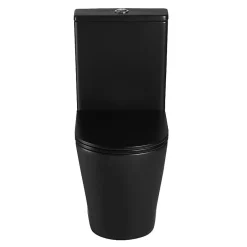 Aquore Toilette WC à poser TURIN en ceramique noir mat* Wc À Poser