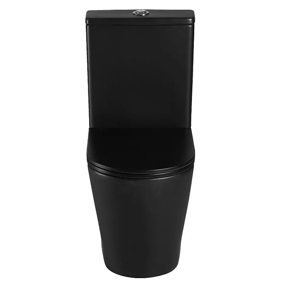 Aquore Toilette WC à poser TURIN en ceramique noir mat* Wc À Poser