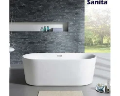 Sanita TOSCA - Baignoire ilot - 75x150x58cm