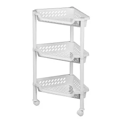 Plast Team Tour à roulettes avec Paniers de Rangement - Blanc* Meuble Buanderie