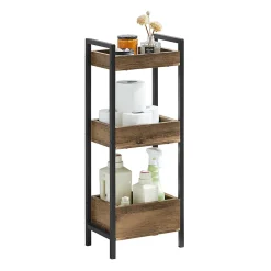 Sobuy Tour de Rangement Etagère de Stockage, 3 étages, FRG226-F,