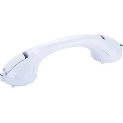 MSV Tringle de douche - - MS096 - PVC - blanc - 40 x 9,5 x 10 cm* Barre D'Appui