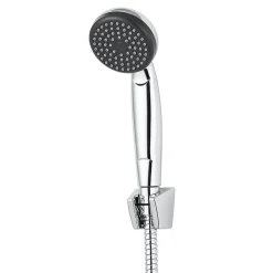 GoodHome Trio douchette + flexible + support chrome Blyth* Pommeau De Douche, Flexible Et Barre De Douche
