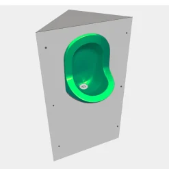 Ti'Pi Urinoir d'angle Uricoin - Version plate - Vert