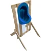Ti'Pi Urinoir d'extérieur en palette - Epuré - Bleu - Design bohème - Réservoir 25 litres