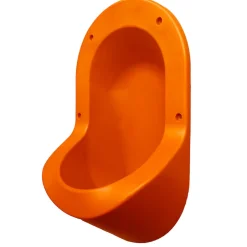 Ti'Pi Urinoir sans eau encastrable seul - Polyéthylène - Orange* Urinoir