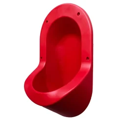 Ti'Pi Urinoir sans eau encastrable seul - Polyéthylène - Rouge