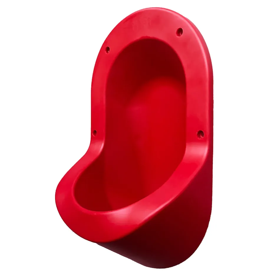 Ti'Pi Urinoir sans eau encastrable seul - Polyéthylène - Rouge