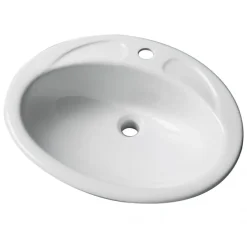 Planète Bain Vasque à encastrer - Ibiza Blanc simple