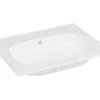 Vente-unique Vasque à encastrer en résine effet pierre - Blanc - L60 x l46 cm - OKIWA