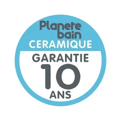 Planète Bain Vasque à encastrer rectangulaire en céramique