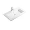 Otitec Vasque à encastrer rectangulaire - 60 x 46 cm - Blanc brillant - LIVO* Vasque À Encastrer