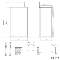 Bernstein Vasque / Lavabo mural rectangulaire Fonte minérale 50x31x20cm Blanc mat, sans bonde ni cache - NT8558
