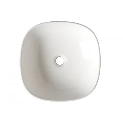 Planète Bain Vasque à poser 40.5 cm- blanc brillant en céramique - Vienne* Vasque À Poser