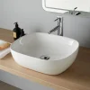 Planète Bain Vasque à poser 49.5 cm blanc brillant - Manille