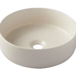 Planète Bain Vasque à poser Andria 37cm - Beige mat - Rebords fins* Vasque À Poser