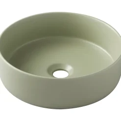 Planète Bain Vasque à poser Andria 37cm - Vert mat - Rebords fins* Vasque À Poser