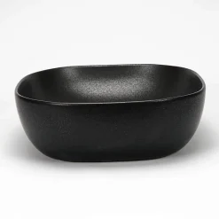 Rue Du Bain Vasque à Poser Carrée - Céramique Noir Mat - 41x41 cm - Vasco* Vasque À Poser