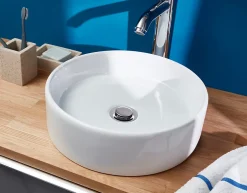 GoodHome Vasque à poser céramique blanc Scalea* Vasque À Poser