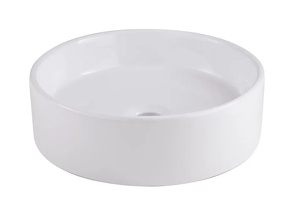 GoodHome Vasque à poser céramique blanc Scalea* Vasque À Poser