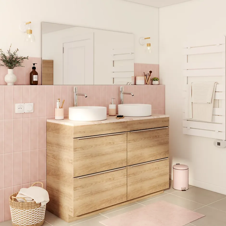 GoodHome Vasque à poser céramique blanc Scalea* Vasque À Poser