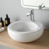Planète Bain Vasque à poser en bol et céramique blanche