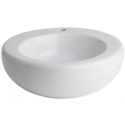 Planète Bain Vasque à poser en bol et céramique blanche