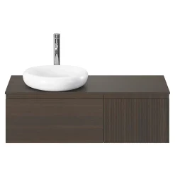 GoodHome Vasque à poser l.40,9 x P.39,6 x H.9,1 cm en céramique, blanc, Kentia* Vasque À Poser