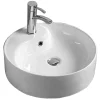 Silla Global Vasque à poser ovale, céramique 46,5x46,5x14,5 cm Blanc* Lavabo